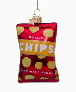 Online Kerstbal Naturel Chips Rood Lifestyle Lifestyle