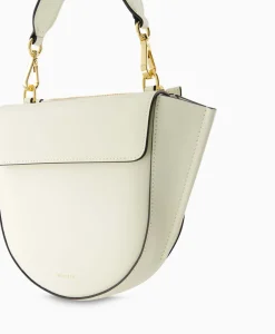 Outlet Crossbody Tas Hortensia Mini Ecru Dames Tassen