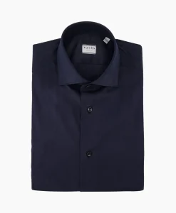 Online Tailor Fit Shirt Donker Blauw Heren Overhemden