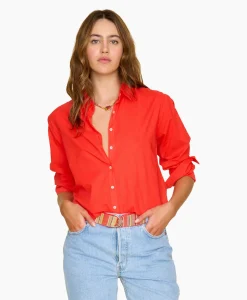 Outlet Blouse Beau Rood Dames Blouses