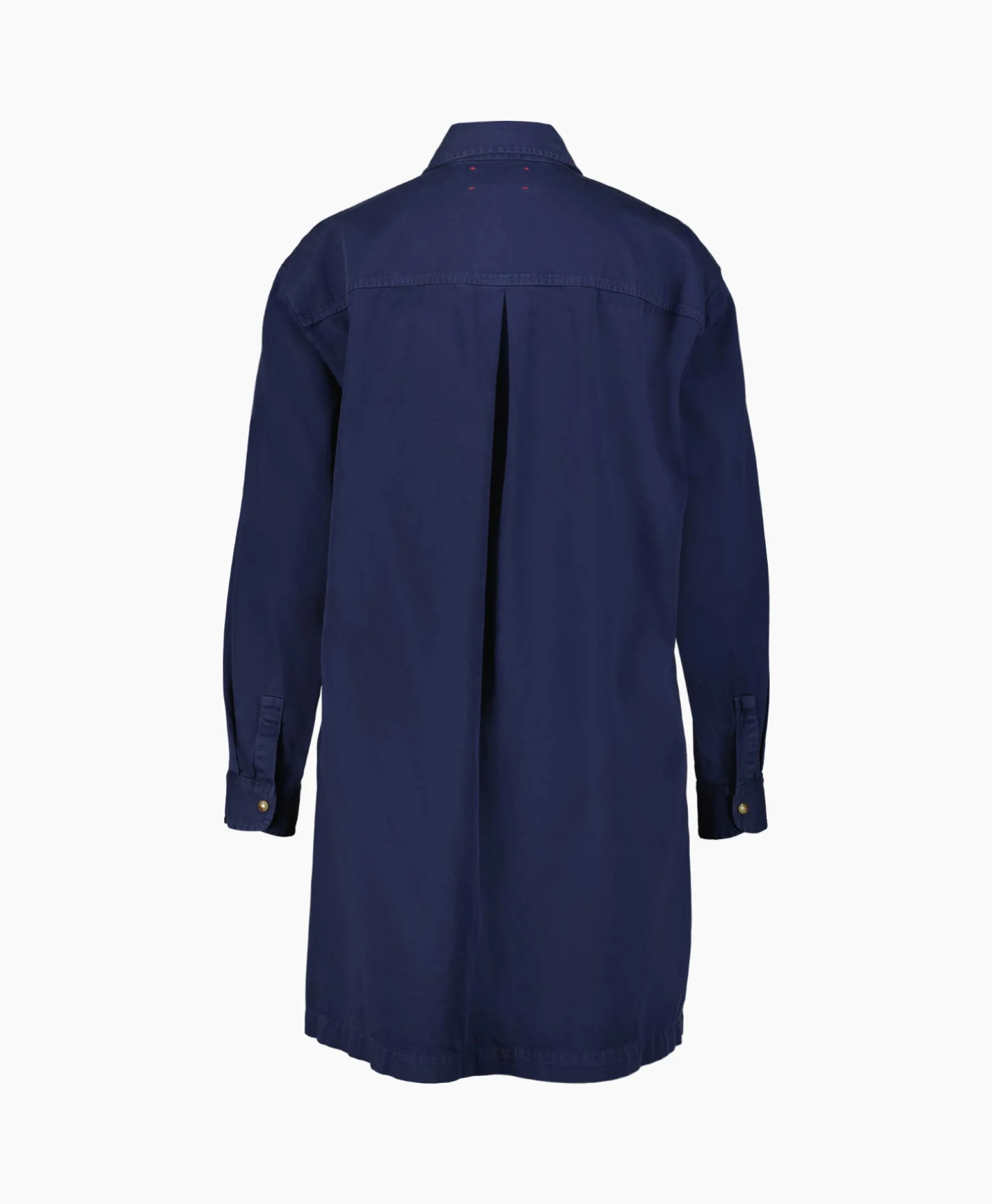 Hot Mini Jurk Keegan Twill Blauw Dames Bruiloftskleding