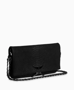 Clearance Zadig & Voltaire Crossbody Tas Rock Soft Savage Zwart Dames Tassen