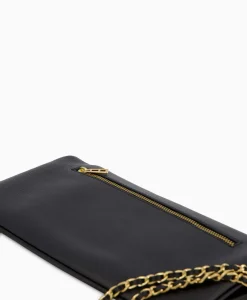 Clearance Zadig & Voltaire Crossbody Tas Rock Grained Leather Zwart Dames Tassen