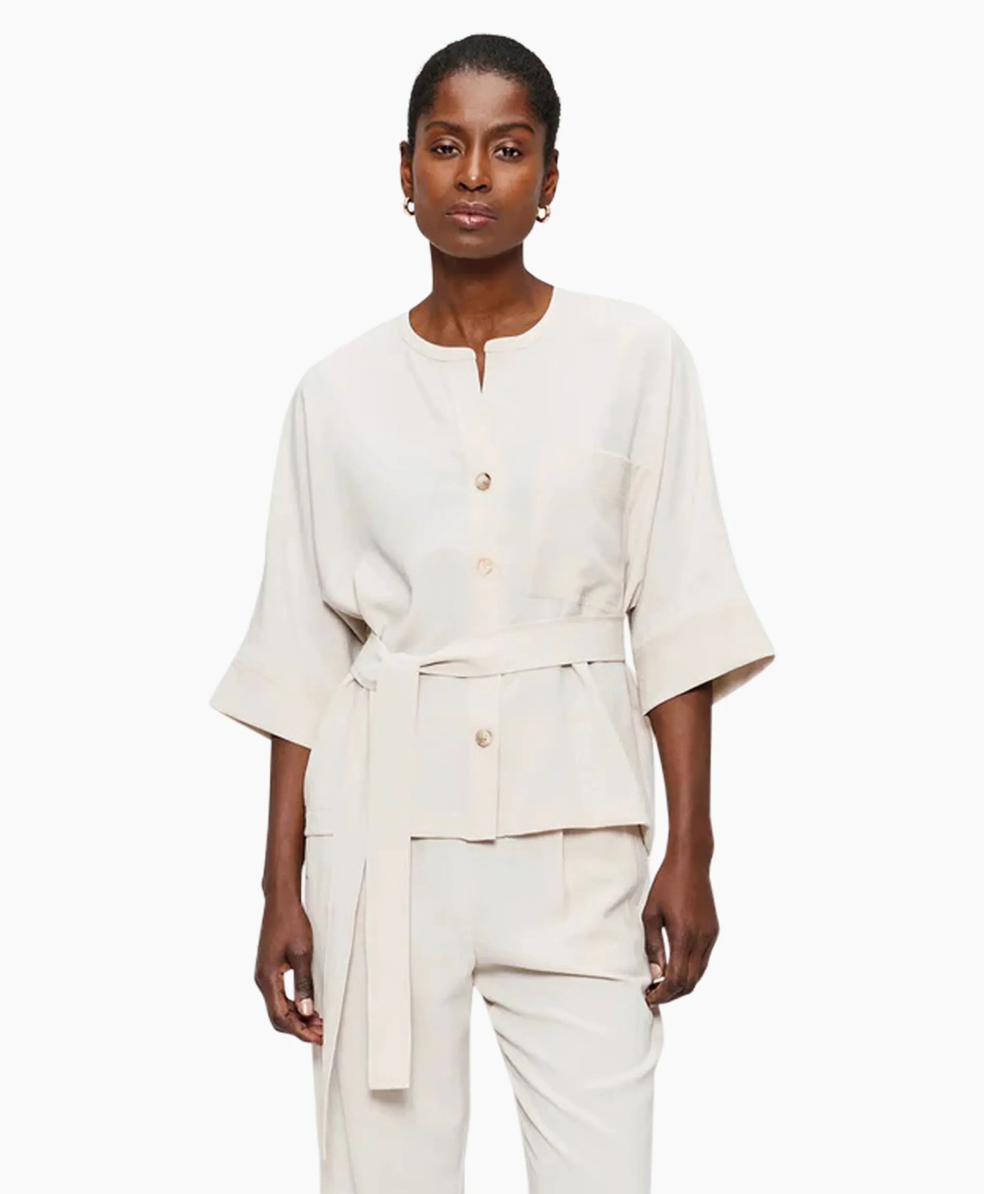 Outlet Tuniek Easy Top Off White Dames Tunieken